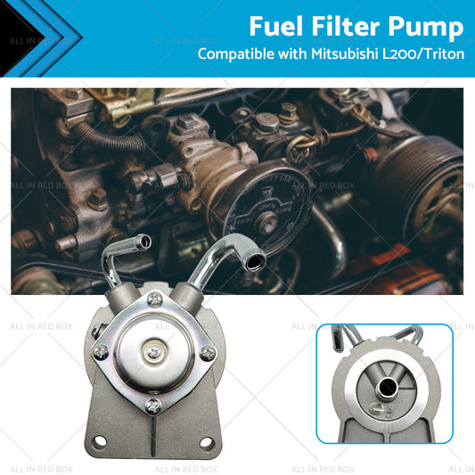 Diesel Fuel Filter Primer Pump 2.5L for Mitsubishi Triton ML MN 2005-2015
