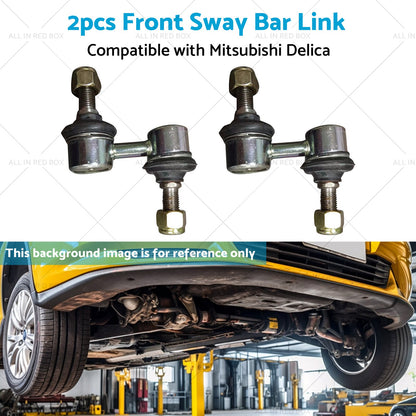 2x Front Stabilizer Sway Bar Link Suitable For Mitsubishi Delica PD8W 1994-2004-4