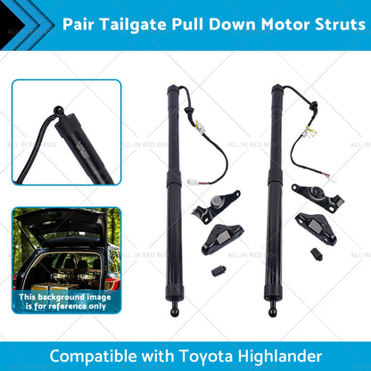 Pair Tailgate Pull Down Motor Struts Suitable for 14-19 Toyota Highlander 3. 5L