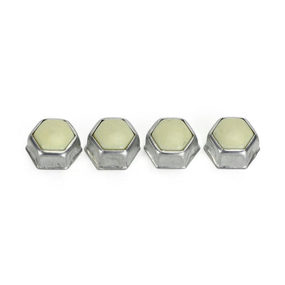 Set Of 4 Steering Lock Stop Bolt Caps With Nuts Suitable For Nissan Navara D22 4WD-3