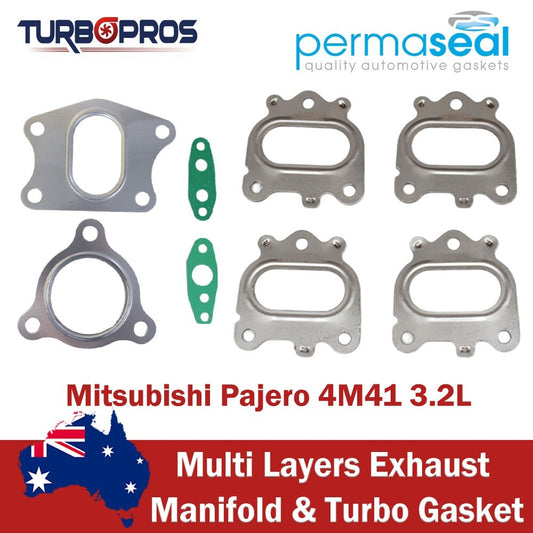 Permaseal Exhaust Manifold&Turbo Gasket for Mitsubishi Pajero 4M41 3.2L VT12