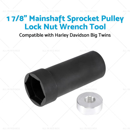 1 7 8inch Mainshaft Sprocket Pulley Lock Nut Wrench Tool Suitable for 36-06 Harley-3