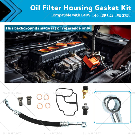Oil Filter Housing Gasket for BMW 325Ci X5 Z3 E46 E39 E53 1998-2006