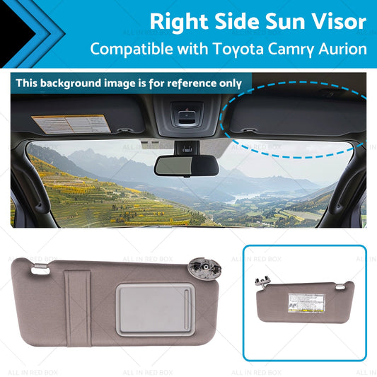 74310-06750-E0 Right Side Sun Visor Suitablefor Toyota Camry Aurion 07-11-0