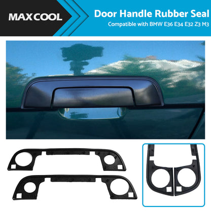 2PCS Exterior Door Handle Rubber Seals Set Suitable for BMW E36 E34 E32 Z3 M3-2
