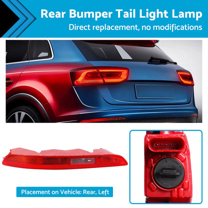 Left Rear Lower Bumper Tail Light Lamp Passenger Side Suitable For Audi Q3 11-15-1