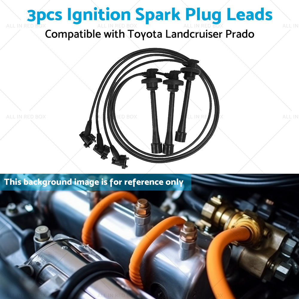 Ignition Spark Plug Leads Suitable for Toyota Landcruiser Prado 3. 4L V6 96-05-4