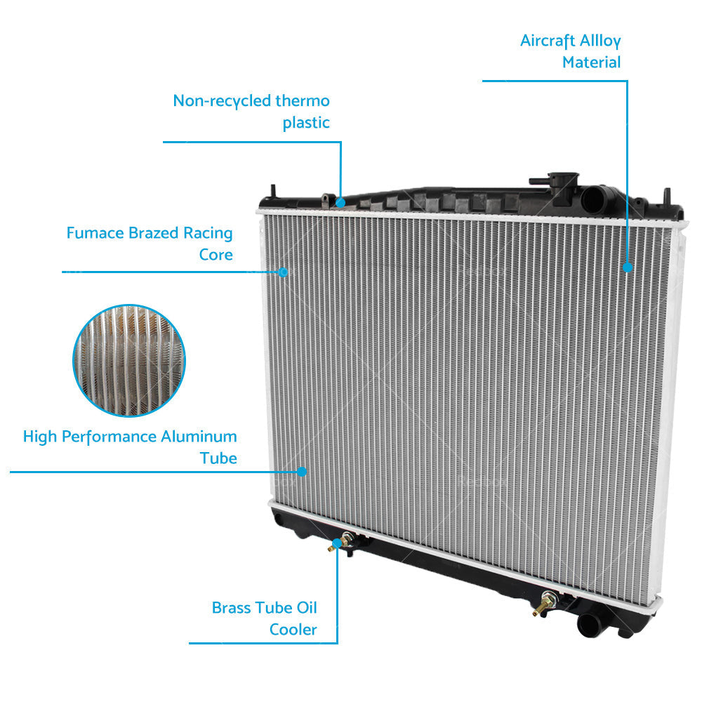 RADIATOR fits NISSAN PATHFINDER R50 3.3 V6 96-05 | ELGRAND E50 VG33E 97-02-2