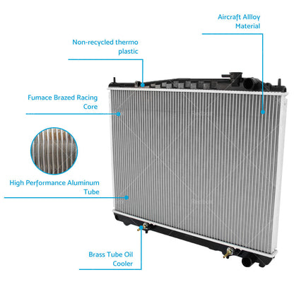 RADIATOR fits NISSAN PATHFINDER R50 3.3 V6 96-05 | ELGRAND E50 VG33E 97-02-2
