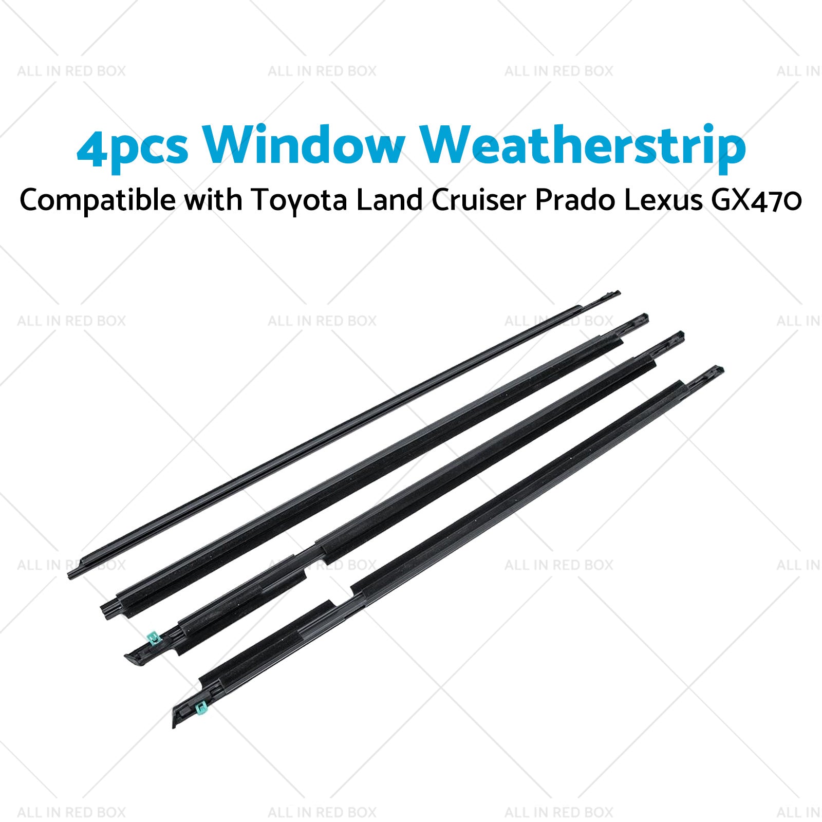 Suitable For Toyota LandCruiser 105 100 120 Weatherstrips Window Trim Seal Black-1