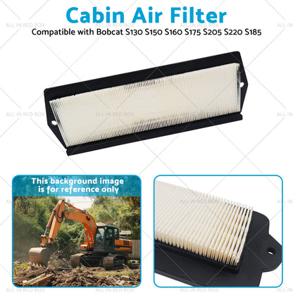 Cabin Air Filter Suitable for Bobcat 6678207 S220 S185 S130 S150 S160 S175 S205-3