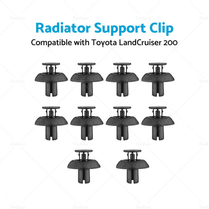 10x Suitable For Toyota LandCruiser 200 Engine Cover Clip Radiator Support Clip-1
