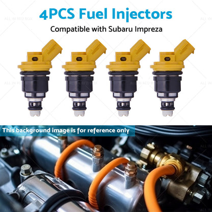 4PCS Fuel Injectors 16600-AA170 Suitable For Subaru Impreza WRX STI 2. 5 05-11-4