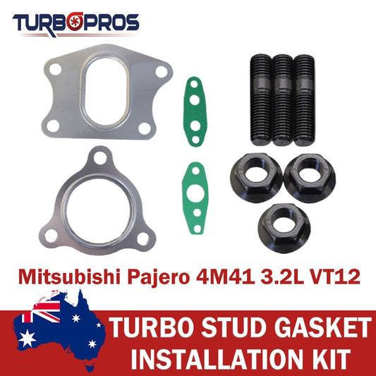 Turbo Charger Installation Stud & Gasket Kit for Mitsubishi Pajero 4M41 3.2L