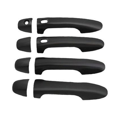 4PCS Door Handle Cover Matte Black Suitable For Toyota Hilux N80 2015-2021-0