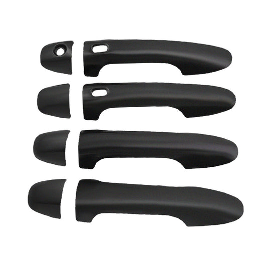 4PCS Door Handle Cover Matte Black Suitable For Toyota Hilux N80 2015-2021-0