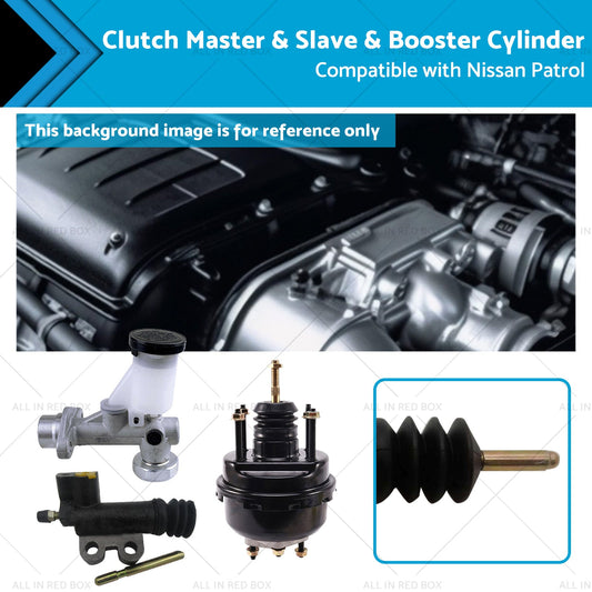 Clutch Slave  and  Master  and  Booster Cylinder Suitable for Nissan Patrol GU Y61-0
