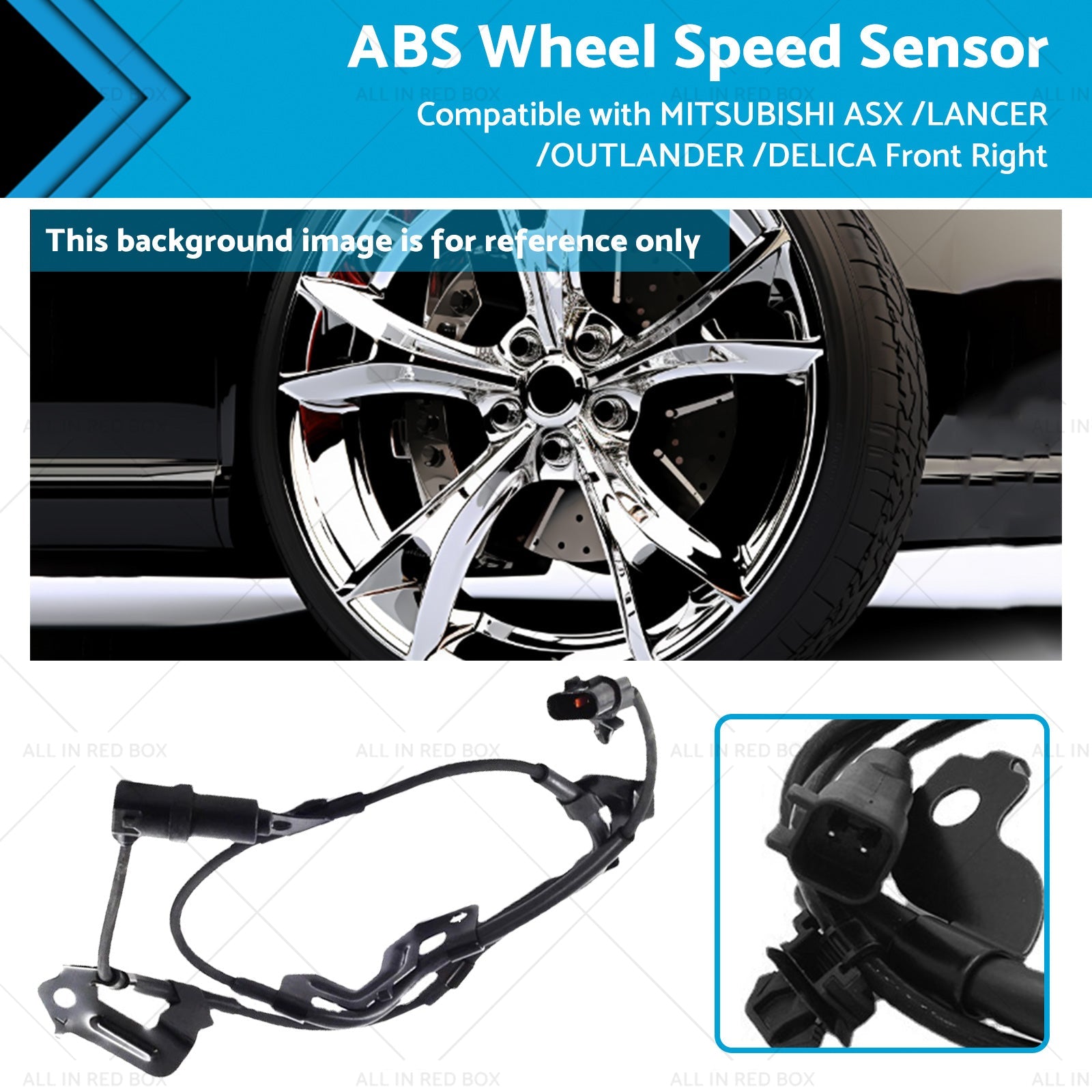 ABS Wheel Speed Sensor Suitable for MITSUBISHI ASX LANCER Front Right 4670A576-0