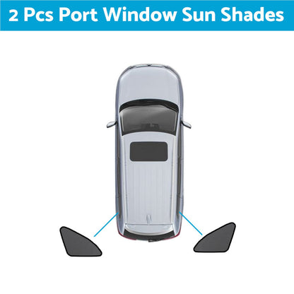 Magnetic Mesh Sun Blind Shades Suitable for Audi Q5 8R 2009–2016 On Front Rear-4