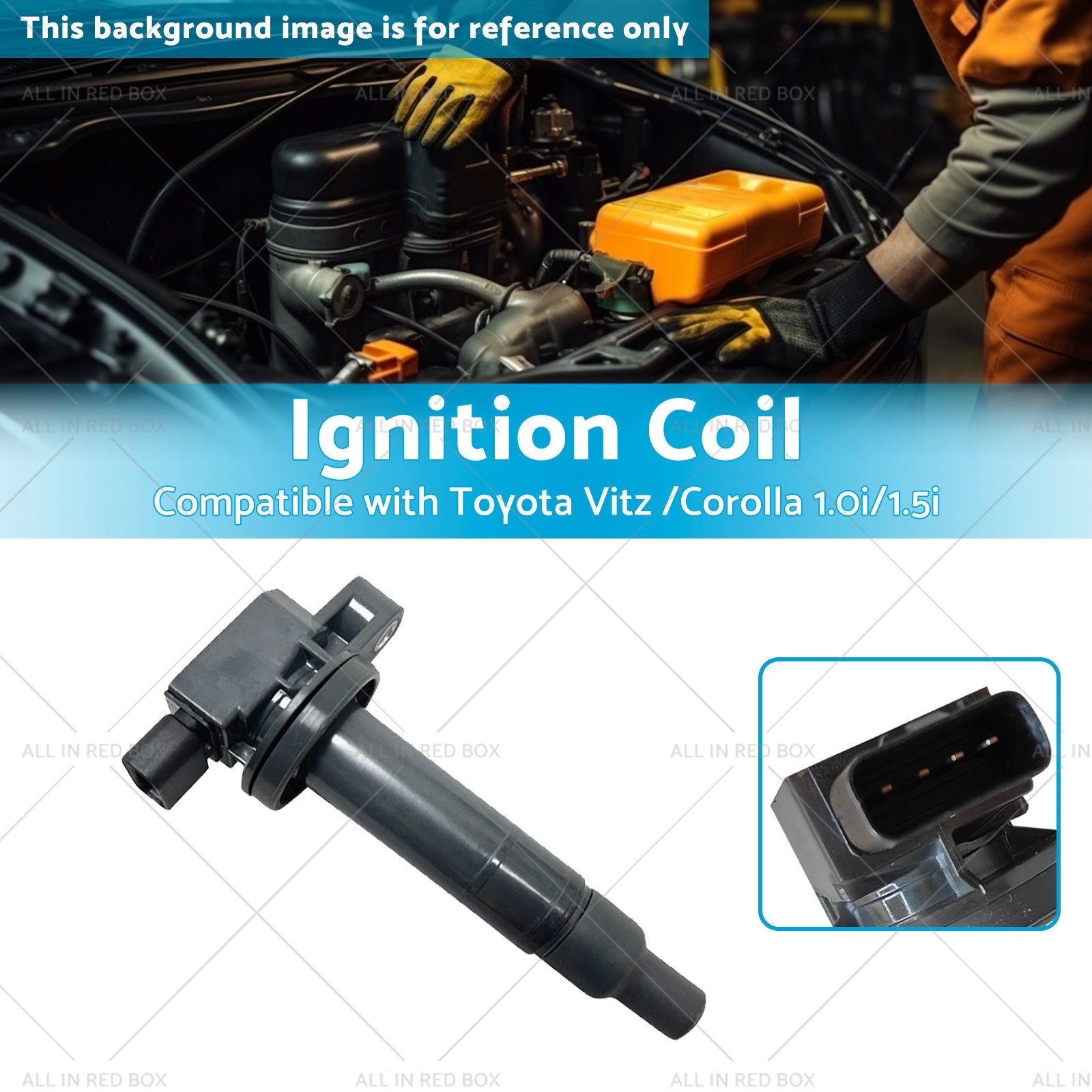 9091902240 Ignition Coil Suitable for Toyota Vitz  00  or Corolla  13  1. 0i or 1. 5i-2
