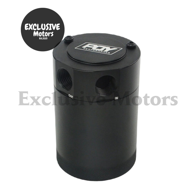 Baffled Aluminum Oil Catch Can (2 Port) for 2013-On Subaru BRZ, Toyota 86, Scion FR-S