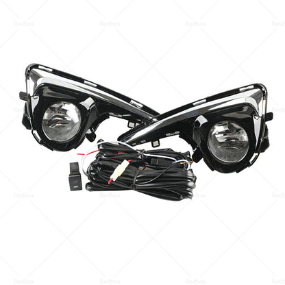 2xFront Grill Bumper Halogen Lamp Fog Lights Suitable For Toyota Yaris 2018-2019-2