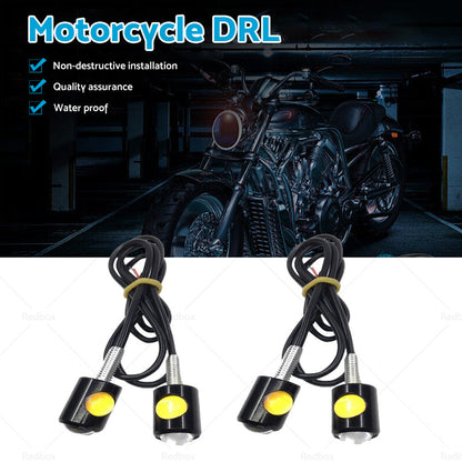 4PCS Universal 12V Mini Amber Motorcycle Indicator LED Turn Signal Light Blinker-1