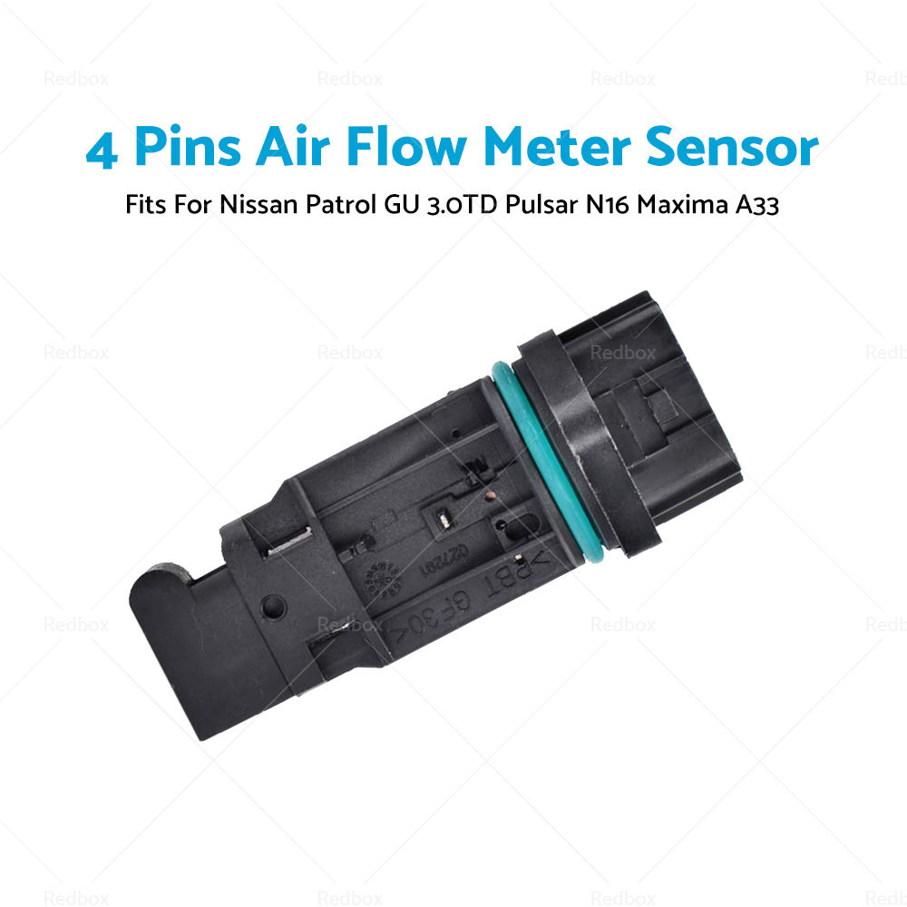 Mass Air Flow Meter Sensor MAF for Nissan Patrol GU 3. 0TD Pulsar N16 Maxima A33-3