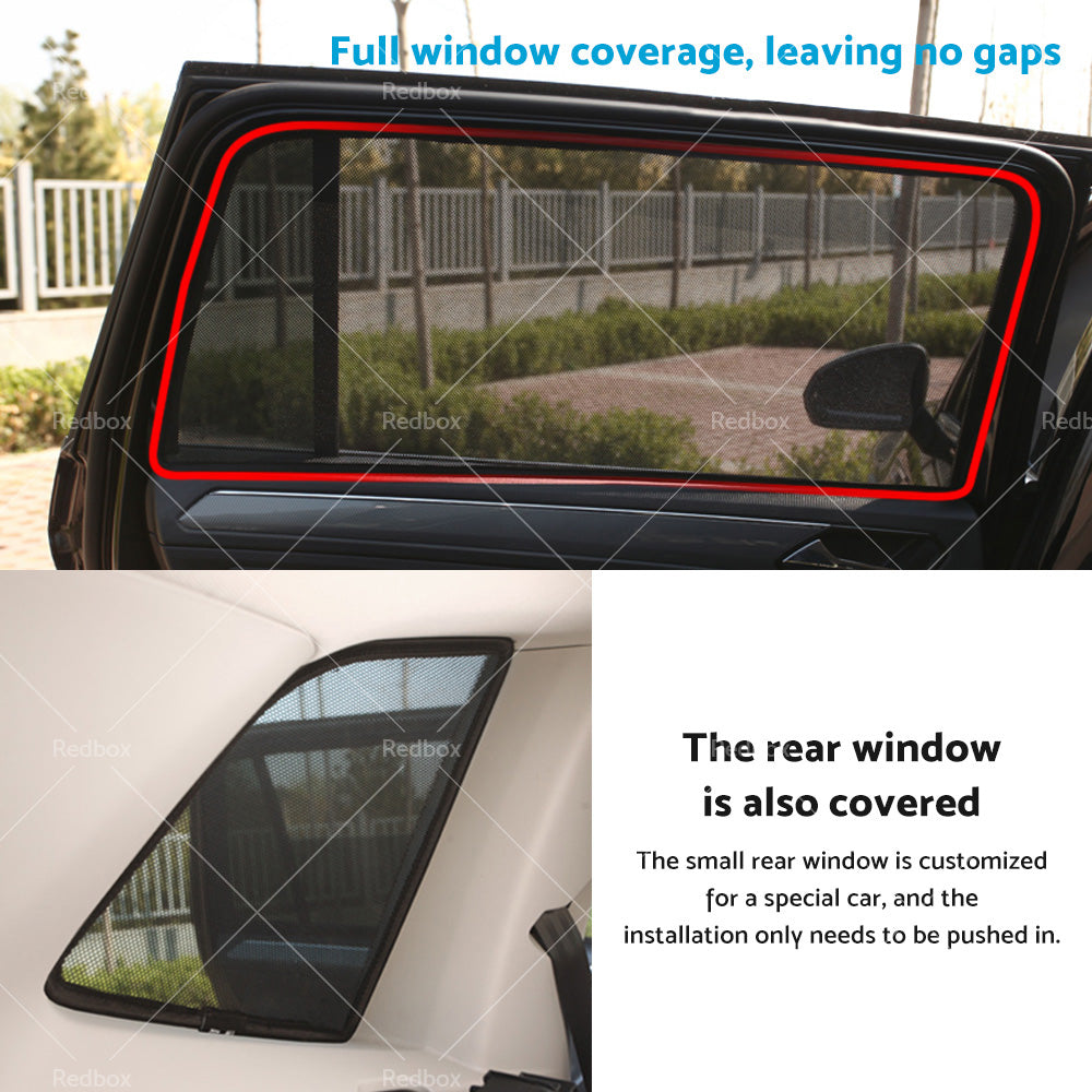 Car Window Sun Blind for Toyota Prado 150 Series 2009-2024 Magnetic Shade Mesh-1