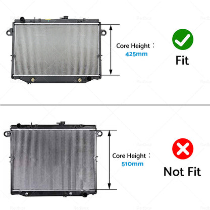 Radiator Suitable For Toyota Landcruiser 100S HZJ105R FZJ105R HDJ100R 98-07AT MT-1