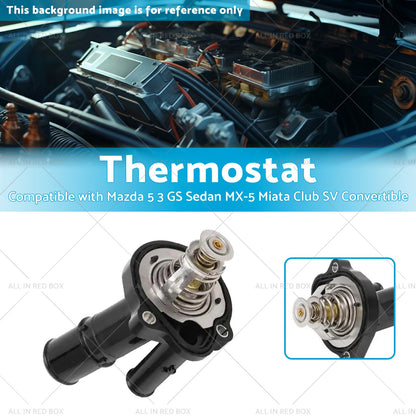Thermostat Suitable for Mazda 5 3 GS Sedan MX-5 Miata Club SV Convertible 07-09-2