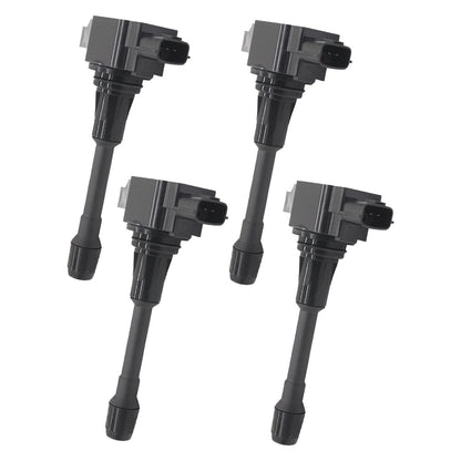 4x Ignition Coils Suitable for Nissan X-Trail Dualis Altima Navara 22448ED000-1