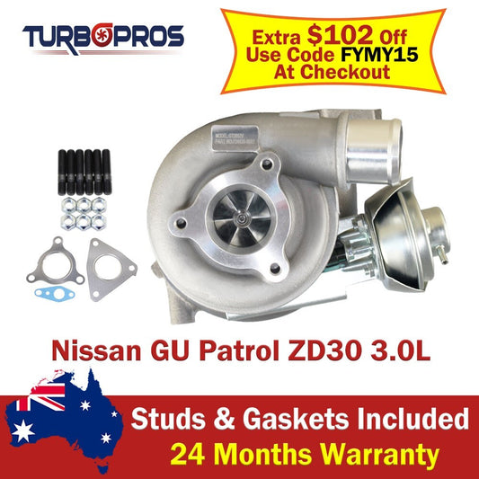 Turbo Charger for Nissan Patrol Y61 GU ZD30 3.0L with Billet Wheel