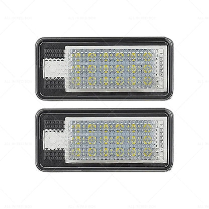 Suitable For Audi A3 A4 S4 B6 B7 LED License Number Plate Light Error Free Units-3