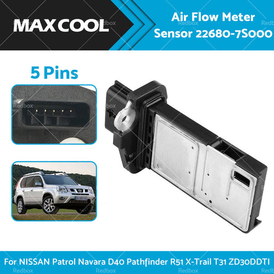 MAF Sensor Suitable For NISSAN Patrol Navara D40 Pathfinder R51 X-Trail T31 ZD30DDTI-0
