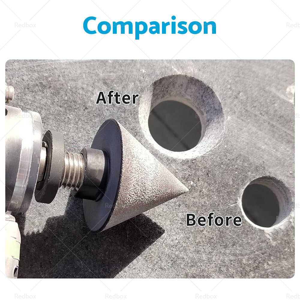 1 Pcs 35mm Diamond Chamfer Finger Bit Ceramic Tile Milling Cone Bit Cut-3