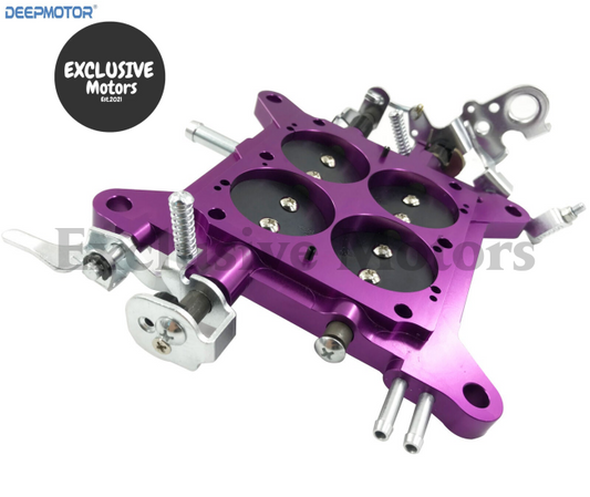 Billet CNC Carburetor Base Plate for Holley 850 CFM 4150 Double Pumper