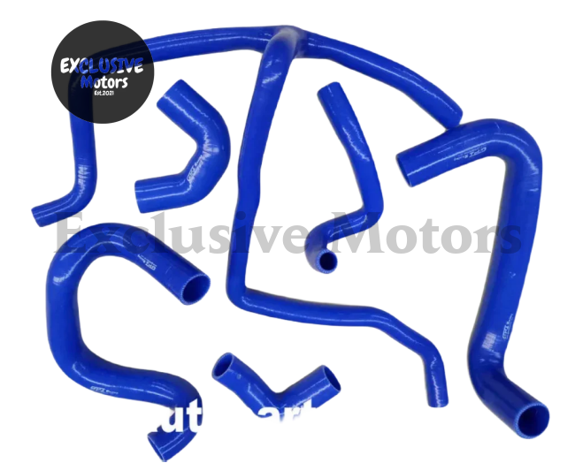 Black Coolant Silicone Hose For Bmw E30 M20 320I/325I 1989-1992