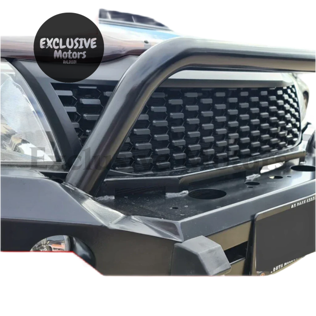 Black Front Mesh Grill For Toyota Hilux 2012-2014