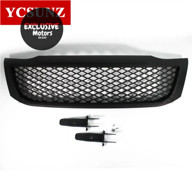 Black Front Mesh Grill For Toyota Hilux Vigo 2012-2014