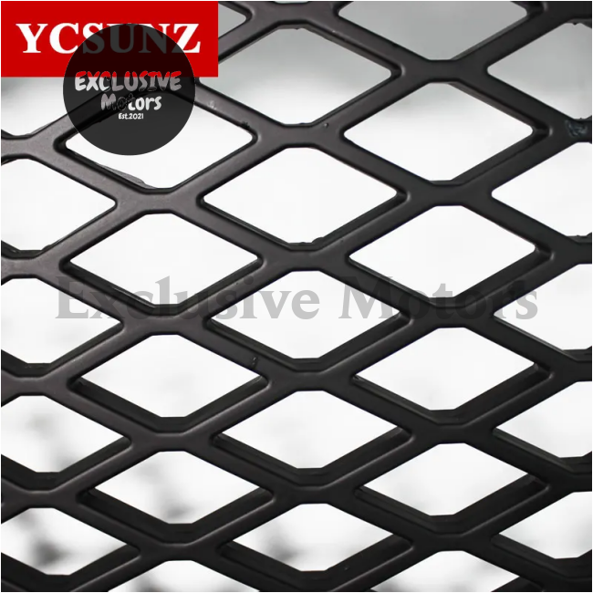 Black Front Mesh Grill For Toyota Hilux Vigo 2012-2014