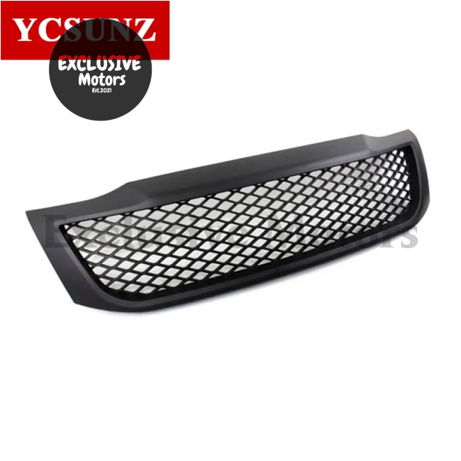 Black Front Mesh Grill For Toyota Hilux Vigo 2012-2014