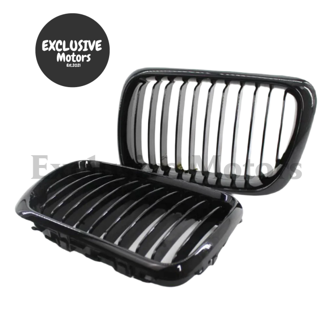 Black Hood Kidney Grilles For Bmw E36 1997-1999