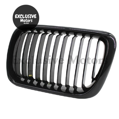 Black Hood Kidney Grilles For Bmw E36 1997-1999