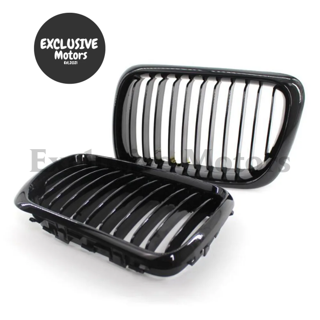 Black Hood Kidney Grilles For Bmw E36 1997-1999