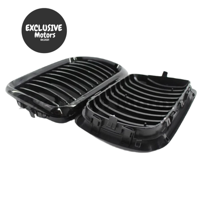 Black Hood Kidney Grilles For Bmw E36 1997-1999