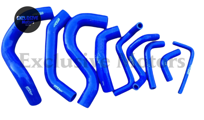 Blue Silicone Coolant Hose For Patrol Y60 Gq 2.8L Rd28T Turbo Diesel 1994-1997