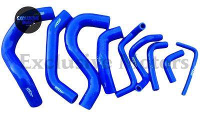 Blue Silicone Coolant Hose For Patrol Y60 Gq 2.8L Rd28T Turbo Diesel 1994-1997