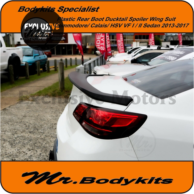 Boot Spoiler Ducktail for VF Holden Commodore/Calais