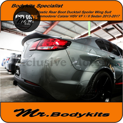 Boot Spoiler Ducktail for VF Holden Commodore/Calais